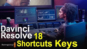 👉Davinci Resolve 18 Tutorial for Beginners - Keyboard Shortcuts (Part 14 of 15)