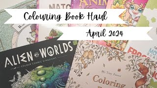 Colouring Book Haul  April 2024