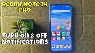 Manage App Notifications in Redmi Note 14 Pro - Turn On & Off Notifications in Redmi Note 14 Pro