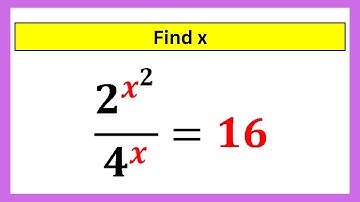 🔴Nice Exponent Math Simplification | Find the Value Of X