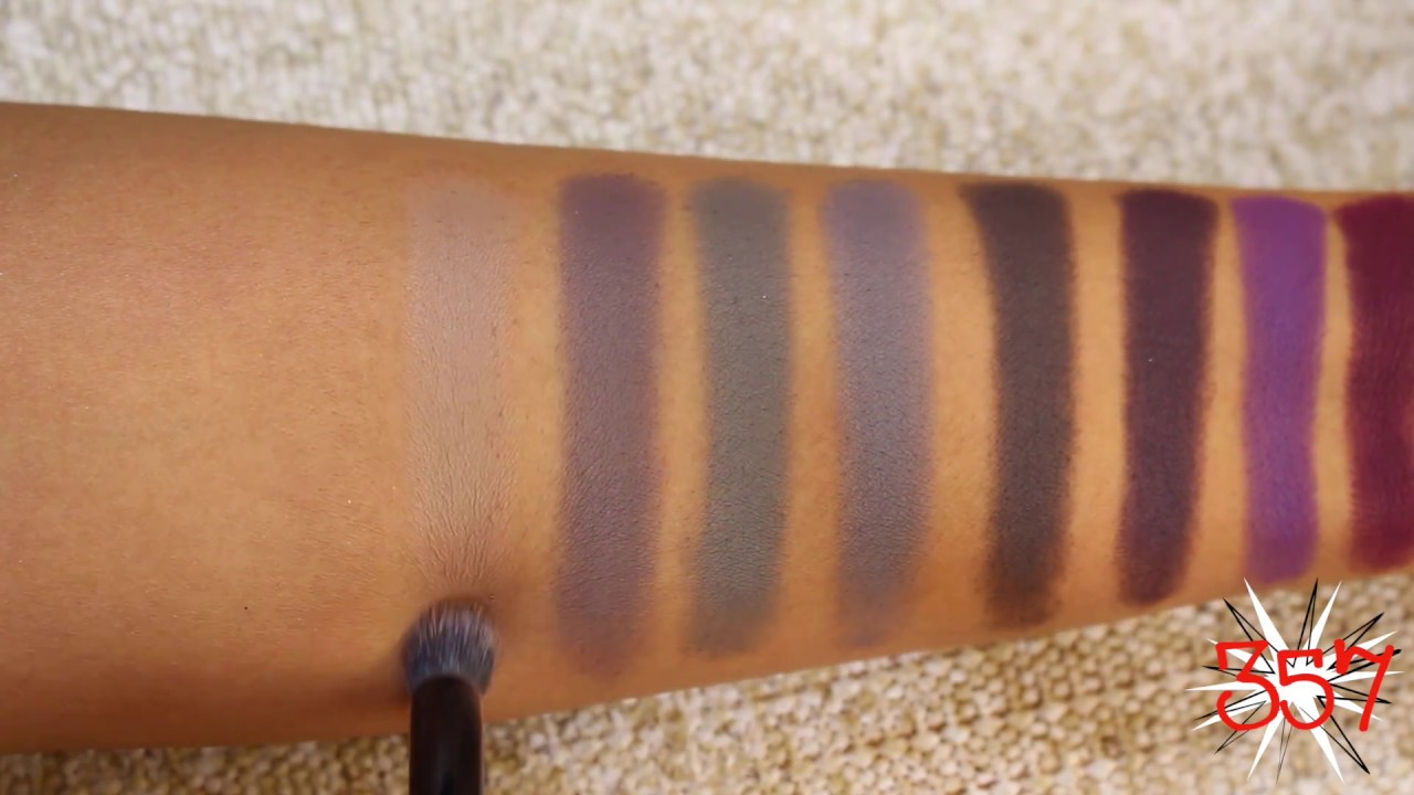 BRUSH SWATCHES | LOTS of Inglot Freedom System Eyeshadows