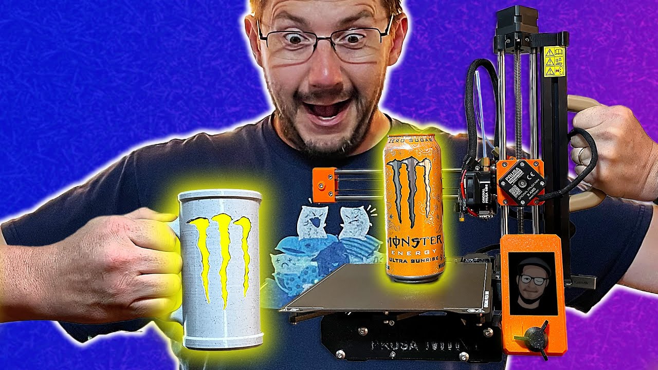 WILL THE CAN FIT? // 3D Printing the Stimulant Stein on the Prusa MINI!