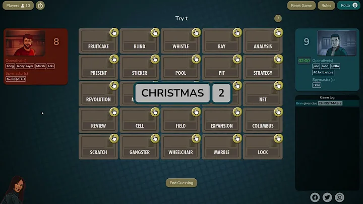 The Spymaster Diff [Codenames Online]