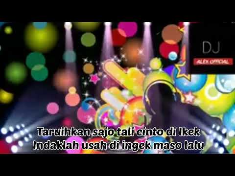 Denai manangih remix minang karaoke || nada pria