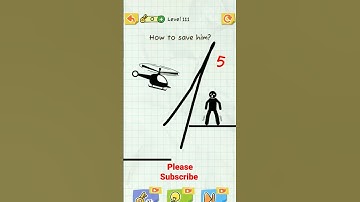 Draw 2 Save 😂 ! Can I Save Him 🤣 Level 111 #puzzlegames #puzzle #shorts