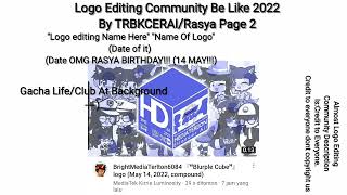 (MUST WATCH) Logo Editing Community Be Like 2022.