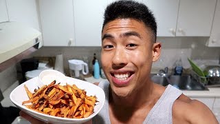 SWEET POTATO FRIES RECIPE (Vlog #22)