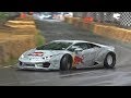 Mad Mike's INSANE 800HP Lamborghini Huracan Drift Car in Action @ Goodwood FOS! BURNOUT & DRIFTS!