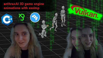 anthraxAI game engine: animations with assimp (c++/vulkan)