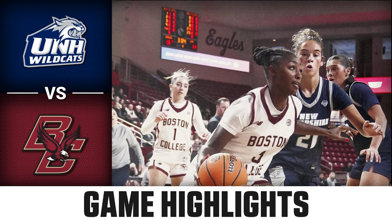 New Hampshire vs. Boston College Game Highlights | 2025-26 ACC Women's Basketball