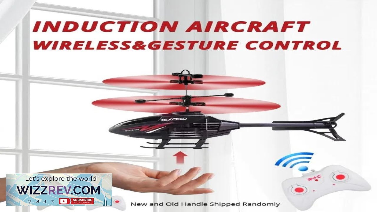 2 Channel Gesture Control Suspension Helicopter RC Remote Induction Aircraft With Charging Review