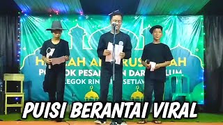 LUCU !!! PENAMPILAN PUISI BERANTAI 3 ORANG