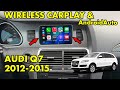 Wireless CarPlay and AndroidAuto Audi Q7 2012 2013 2014 2015
