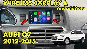 Wireless CarPlay and AndroidAuto Audi Q7 2012 2013 2014 2015