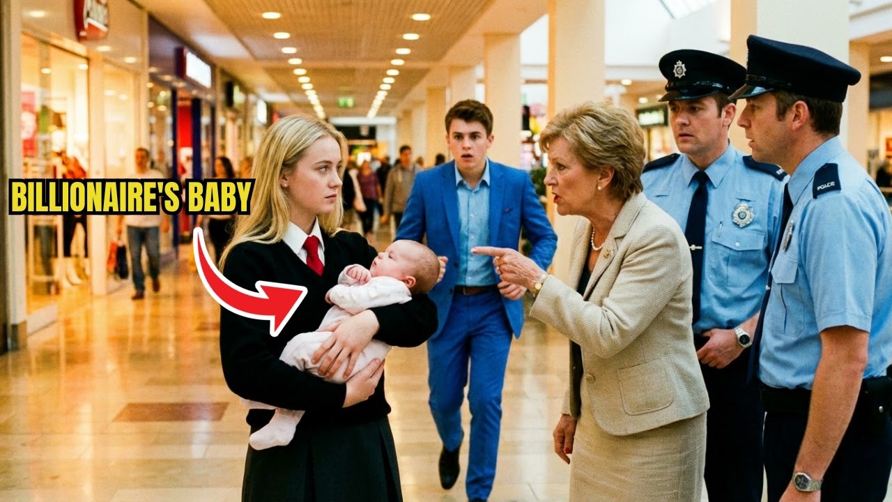 Woman Calls Cops on Maid’s Daughter Holding a Billionaire’s Baby—Then Learns Whose Child It Is