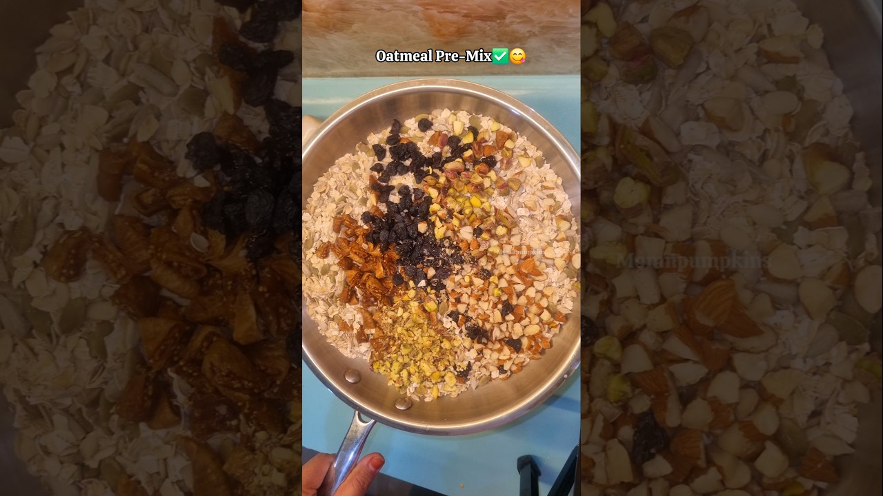 "Oats Chia Pudding Premix – Easy & Healthy! Quick Breakfast Idea👌 