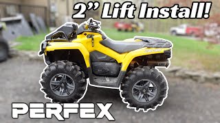 PERFEX 2" Suspension Lift Kit for 2013-2016 Can-Am Outlander 500/650/850/1000 | Complete Install