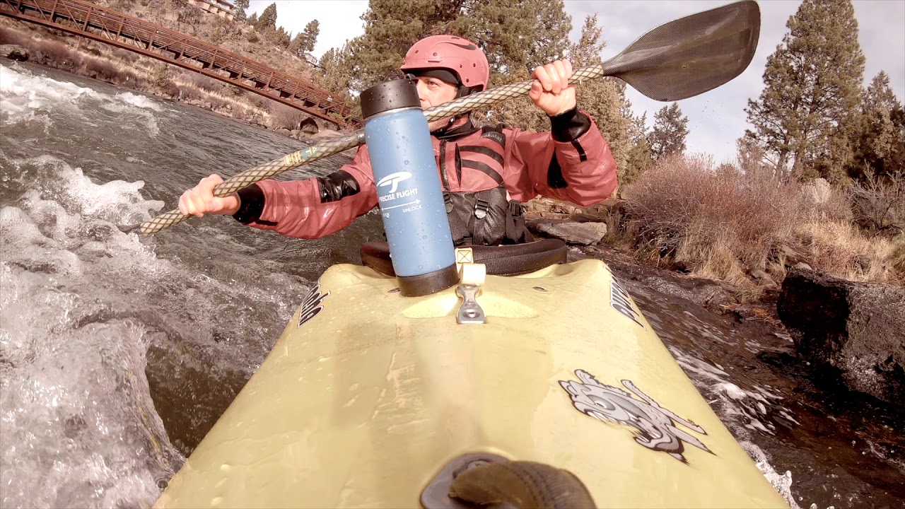 Precise Flight: Twist Lock Beverage Locking System Kayaking Video