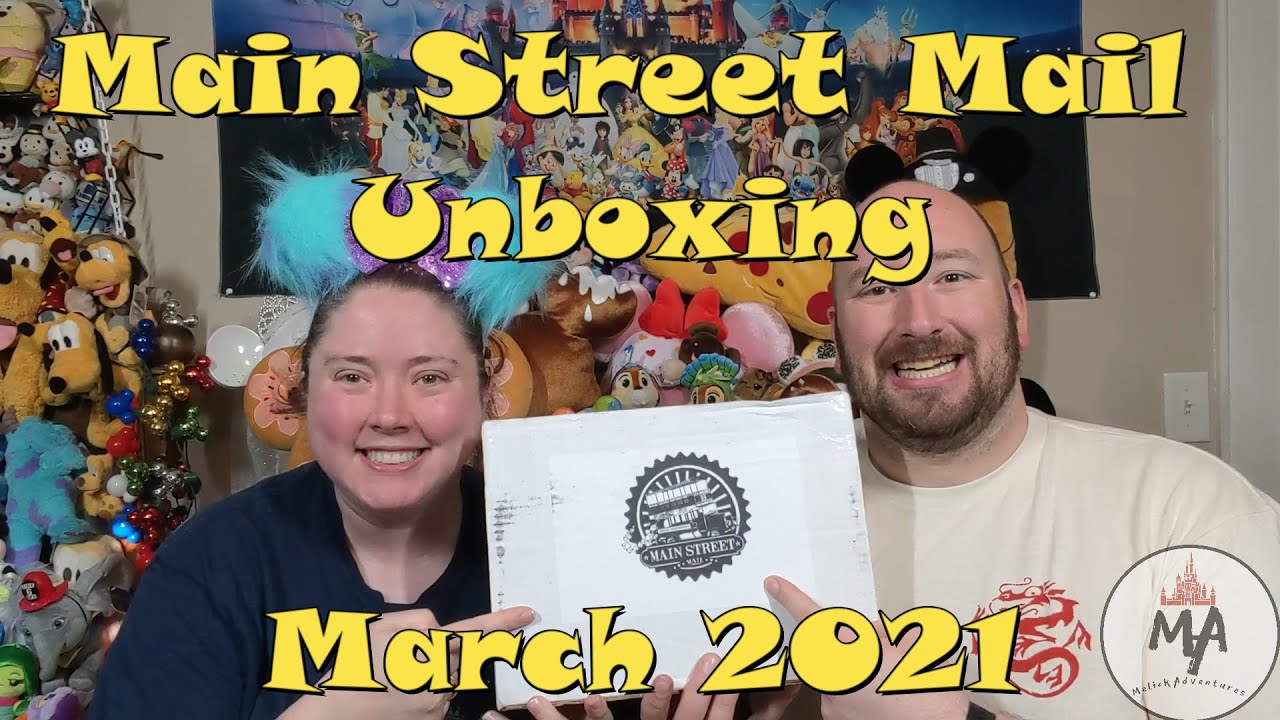 Main  Street Mail l Disney Merch Unboxing l March 2021