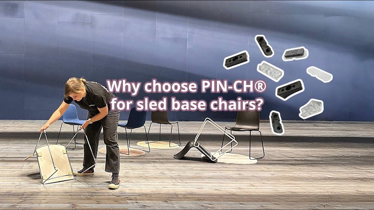 Why PIN‑CH® glides for sled base chairs?