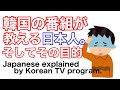 韓国のテレビ番組が説明している京都話法。Kyoto saying method explained by Korean TV program.
