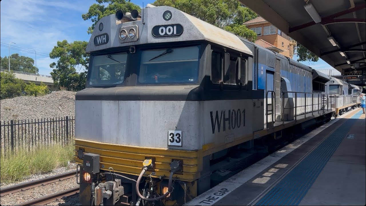 7/2/26 - Pacific National MB520 passing Maitland with WH001, WH003, and WH002