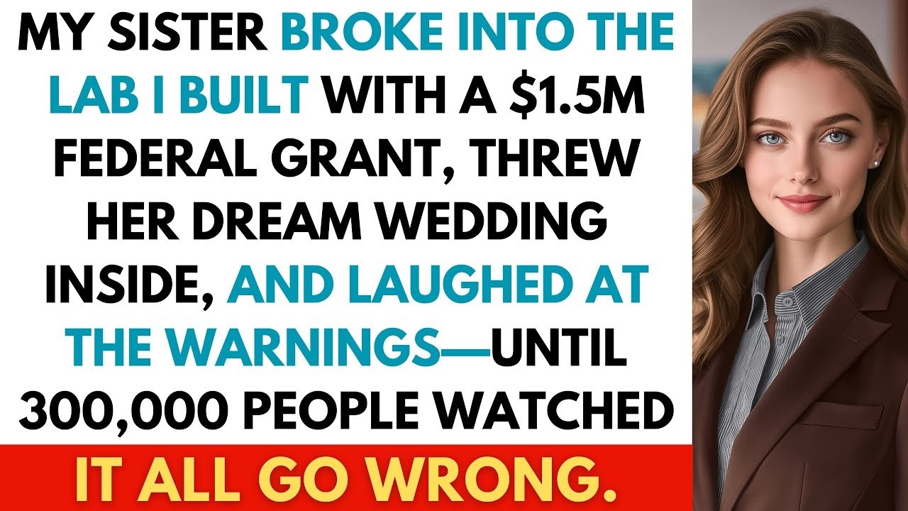 I Built a $1.5M Research Lab—Then My Sister Used It for Her Wedding and Caused a Federal Crisis...