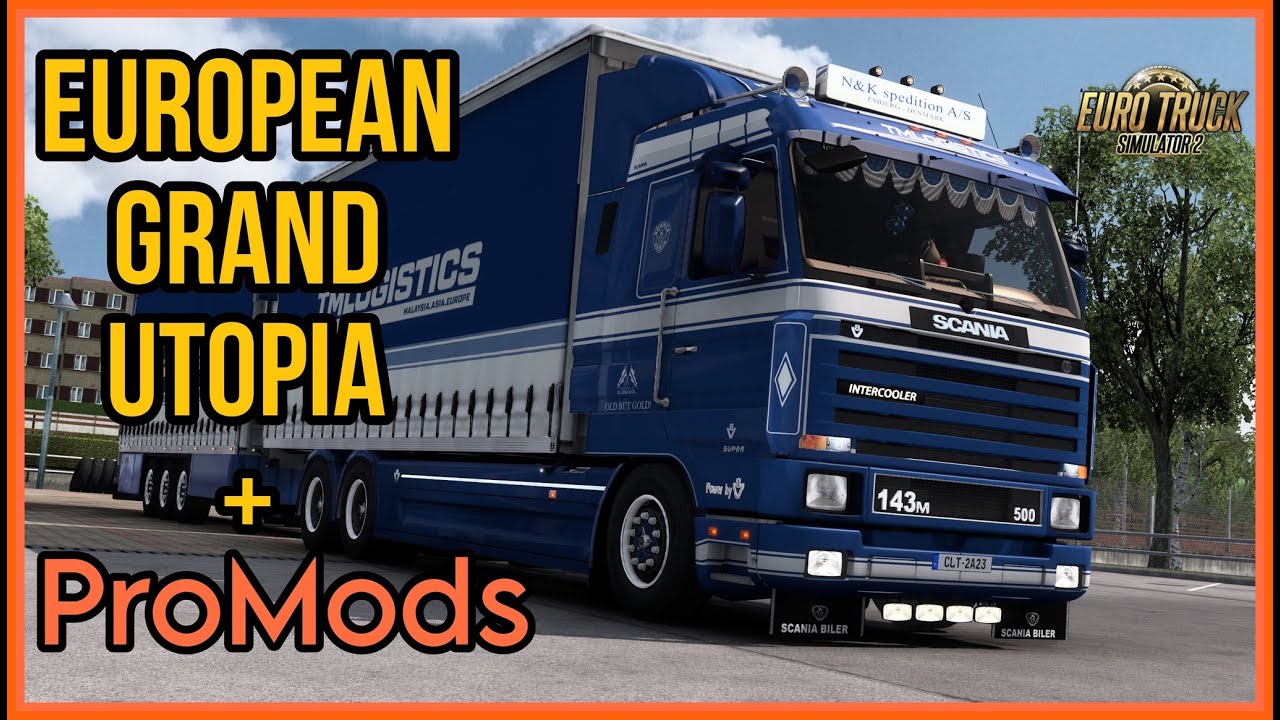 Ets2 new european grand utopia promods map combo ets2 ao vivo