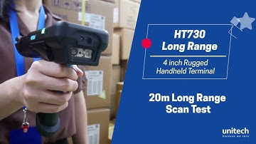 Long Range Warehouse Scanner Test - Unitech HT730