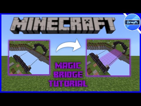 Magic Bridge In Minecraft Using Commands | Xbox One, PS4, Windows 10, MCPE