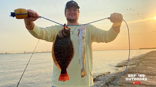 BANK Fishing For FLOUNDER (GALVESTON)