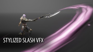 Stylized Slash VFX | Unreal Engine 5.3 | Realtime VFX