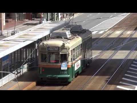 広島電鉄　1900形1904「かも川」号　鷹野橋電停附近にて　20170902