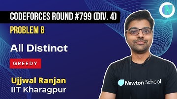 Codeforces Round #799 (Div. 4)| B.All Distinct | Newton School