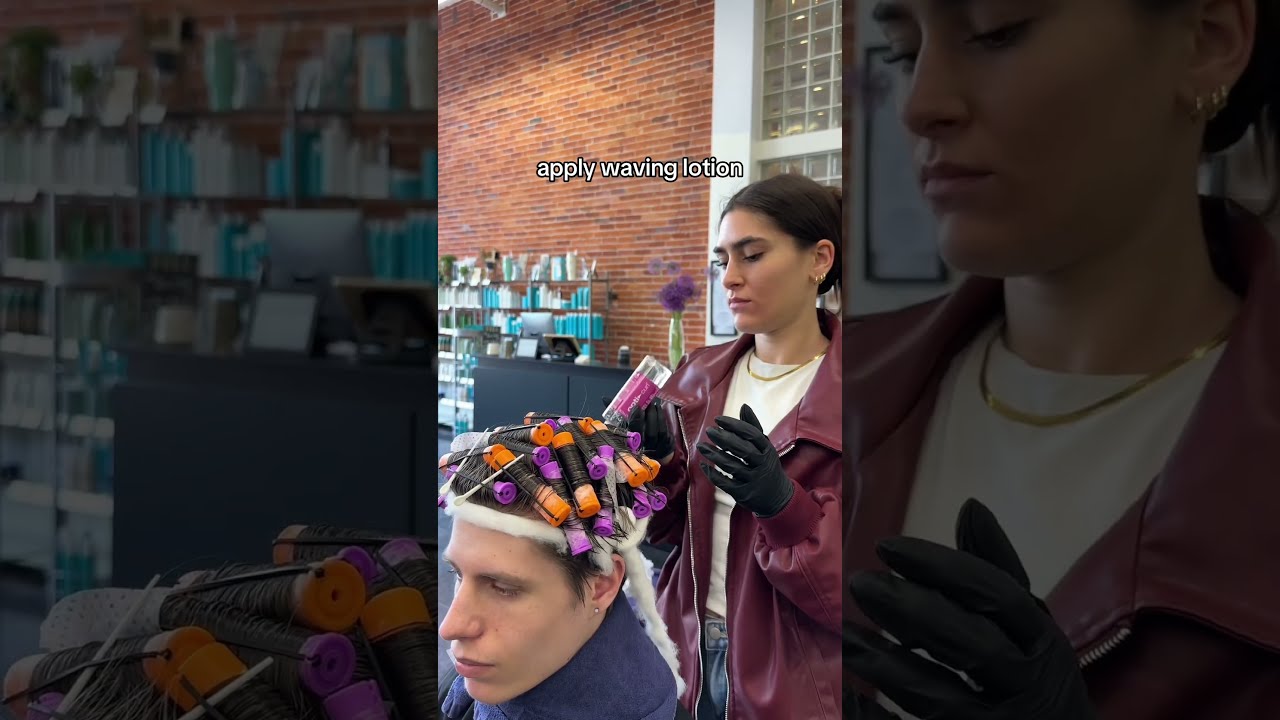 Steps To A Perm Wrap Perming Hairvideos Curlyhair Hairstylist