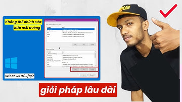 Không thể chỉnh sửa biến môi trường (gỡ rối) | môi trường Biến bị vô hiệu hóa