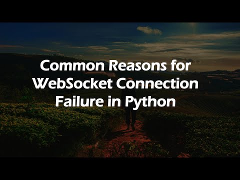 Common Reasons for WebSocket Connection Failure in Python