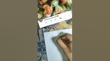 Anchal name write in English cursive writing✍️ #calligraphy #writing