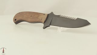 Utility Knife with Walnut