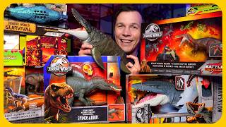 MONSTER Dinosaur Toy Box | Jurassic World Legacy Collection Spinosaurus | Super Colossal Mosasaurus