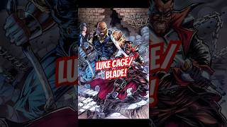 Luke Cage/Blade pinup