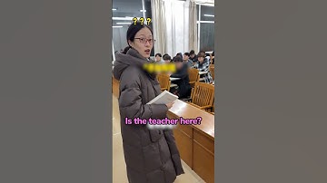 Student Walks Around Pretending to be Teacher