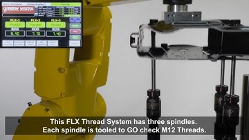 FLX Thread System Verifying Threads in a Car Frame with Restricted Access