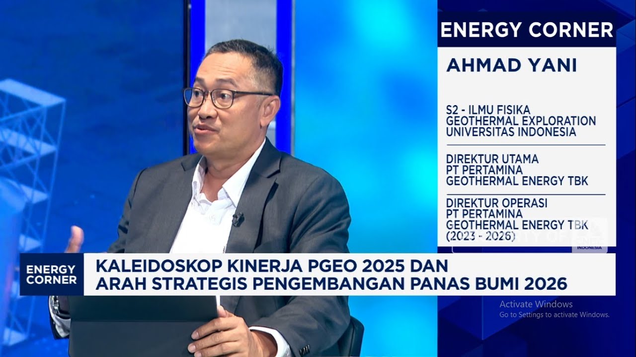 Ambisi Ahmad Yani Pacu Pengembangan Panas Bumi PGE Menuju 1 Gigawatt