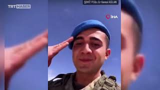 Şehit Aslan’ın komutanına gönderdiği video duygulandırdı Resimi