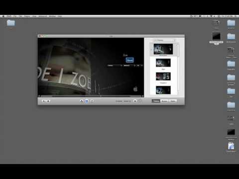 Burn your iMovie 11 project in iDVD