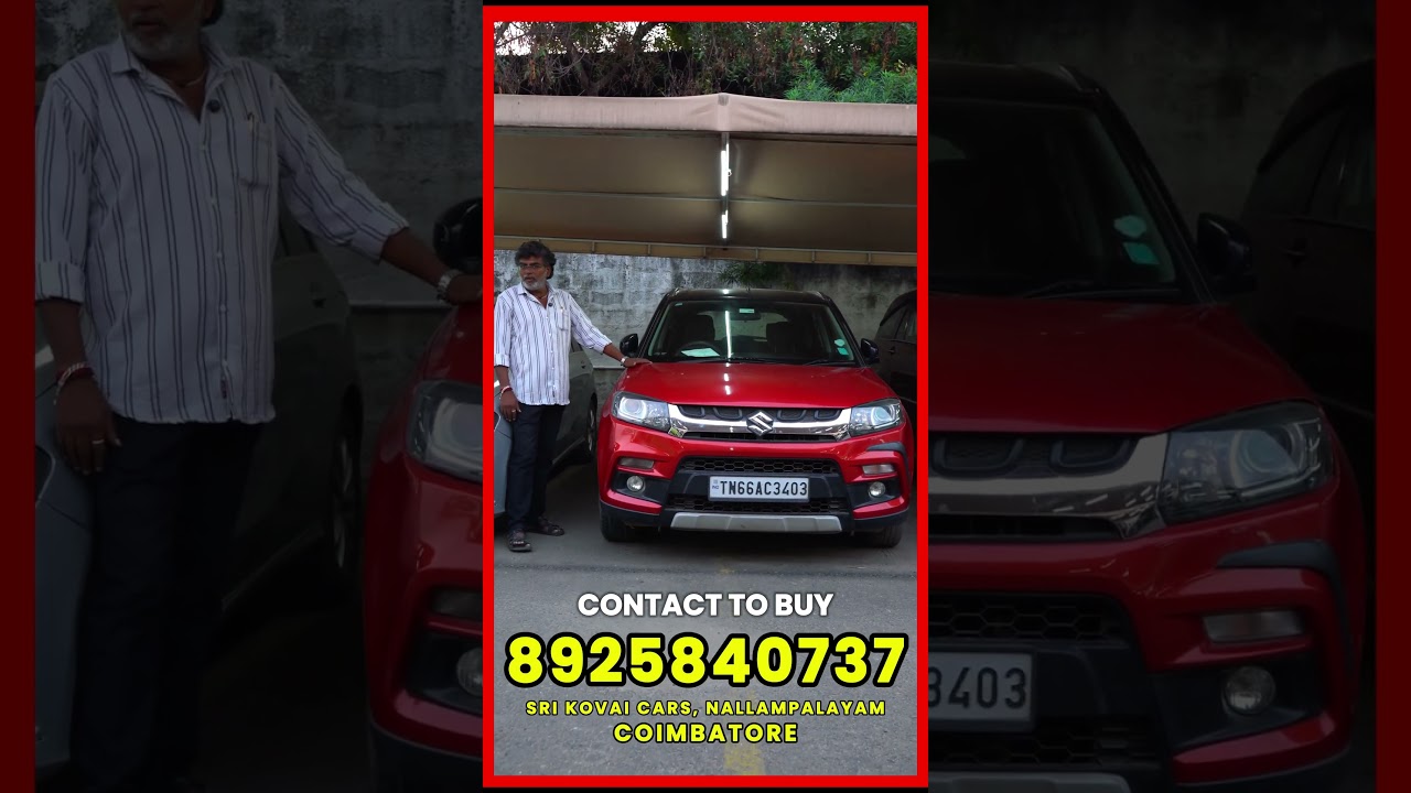 Maruti Suzuki Vitara Brezza | Компактный внедорожник | Продажа подержанных автомобилей в Коимбату...