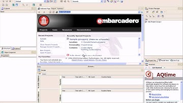 AQtime Integration into Embarcadero RAD Studio
