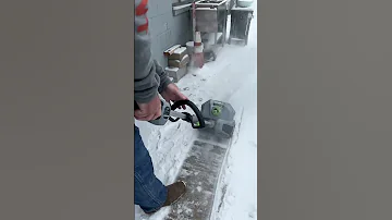 Worlds Smallest Snow Blower 