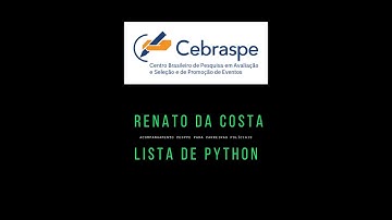 Questões de Informática - Python